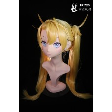 (NFD017)Customize Handmade Crossdress Full Head Female/Girl Resin Japanese Cartoon Character Animego Cosplay Kigurumi Mask